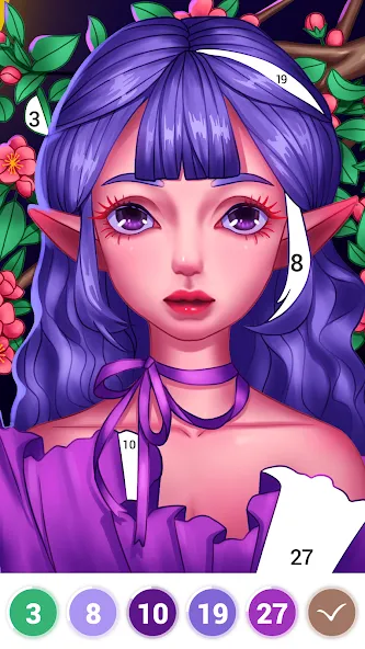 Art Coloring - Color by Number [МОД: Все открыто, Дополнительные деньги и Меню MOD] Screenshot 1