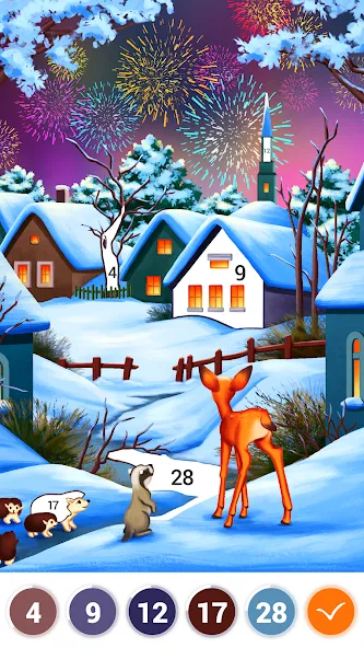 Art Coloring - Color by Number [МОД: Все открыто, Дополнительные деньги и Меню MOD] Screenshot 2