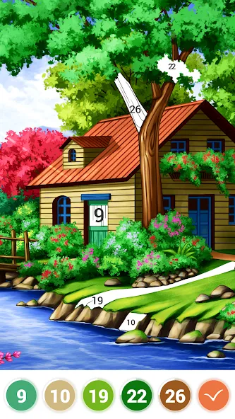 Art Coloring - Color by Number [МОД: Все открыто, Дополнительные деньги и Меню MOD] Screenshot 3