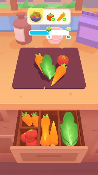 The Cook - 3D Cooking Game (Зе Кук) [МОД: Деньги, Монеты и Меню MOD] Screenshot 5