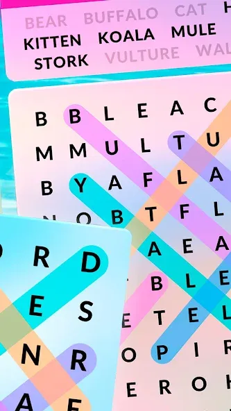 Wordscapes Search (Вордскейпс Серч) [МОД: Много денег, Монет и Все открыто] Screenshot 2