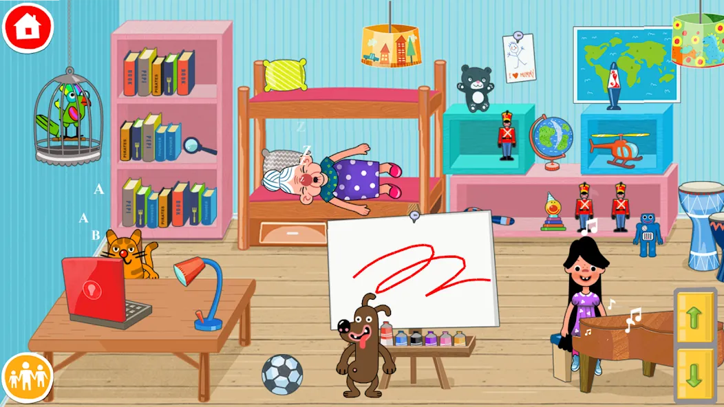 Pepi House: Happy Family (Пепи Хаус) [МОД: Бесконечные деньги, Монеты и Мега MOD] Screenshot 4