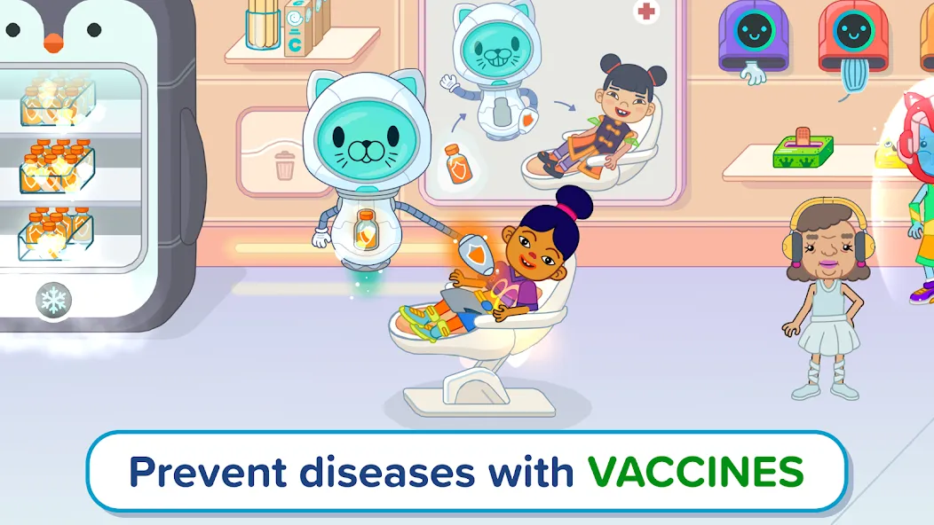 Pepi Hospital 2: Flu Clinic (Пепи Хоспитал 2) [МОД: Деньги, Монеты и Меню MOD] Screenshot 4