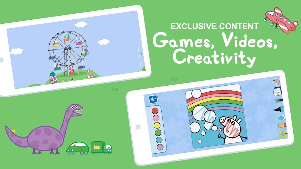 World of Peppa Pig: Kids Games (Мир свинки Пеппы) [МОД: Много монет, Открытые уровни и Мега MOD] Screenshot 1