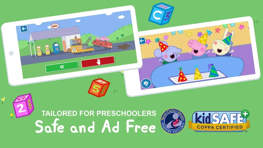 World of Peppa Pig: Kids Games (Мир свинки Пеппы) [МОД: Много монет, Открытые уровни и Мега MOD] Screenshot 2