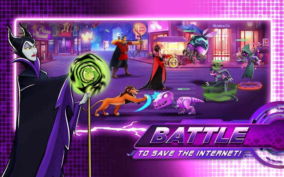 Disney Heroes: Battle Mode (Дисней Хироус) [МОД: Много денег, Монет и Все открыто] Screenshot 1