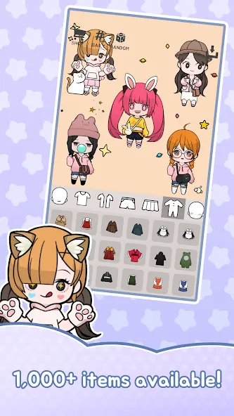Unnie doll (Юнни кукла) [МОД: Все открыто, Дополнительные деньги и Меню MOD] Screenshot 4