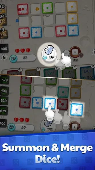 Random Dice Defense : PvP TD (Рандом Дайс) [МОД: Много денег, Монет и Все открыто] Screenshot 1