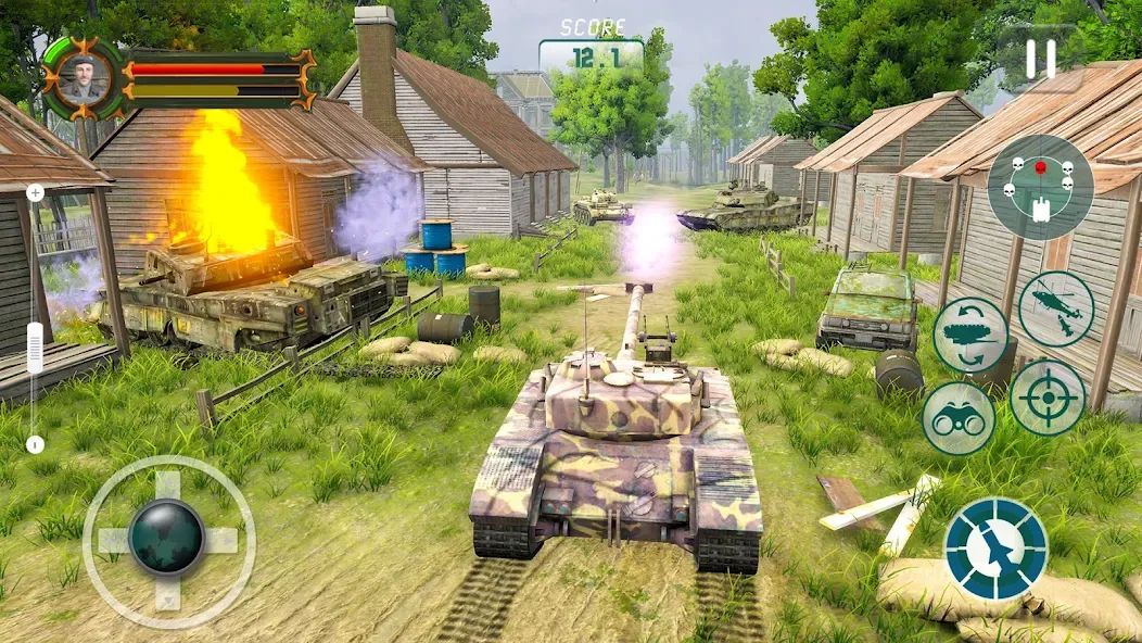 Army Tank Games Offline 3d [МОД: Все открыто, Дополнительные деньги и Меню MOD] Screenshot 4