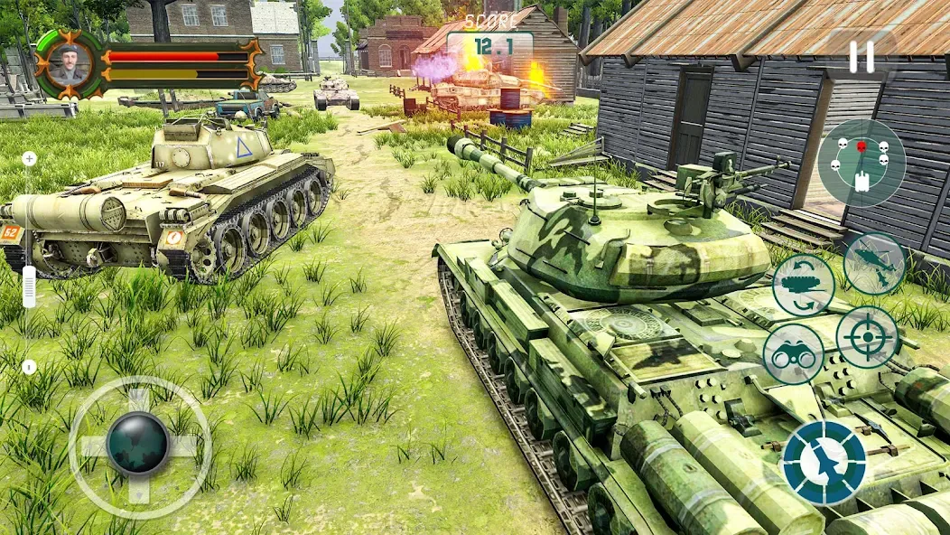 Army Tank Games Offline 3d [МОД: Все открыто, Дополнительные деньги и Меню MOD] Screenshot 5