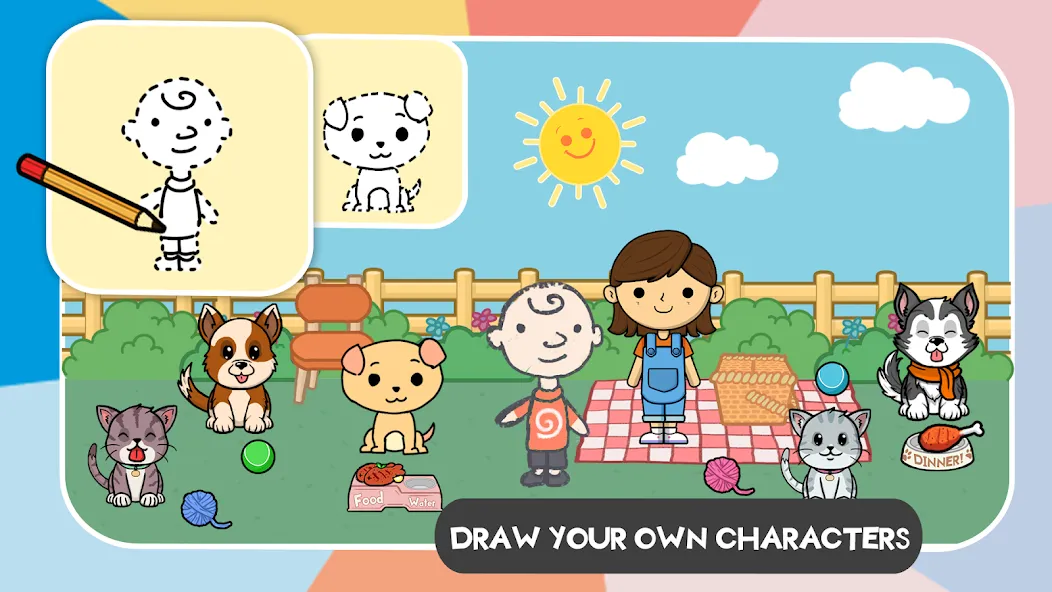 Lila's World:Create Play Learn [МОД: Много денег, Монет и Все открыто] Screenshot 4