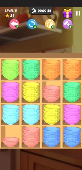 Bowl Sort Bonanza (Боул Сорт Бонанза) [МОД: Много монет, Открытые уровни и Мега MOD] Screenshot 5
