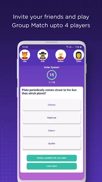QuizPot: Group GK Quiz Trivia (КвизПот) [МОД: Много монет, Открытые уровни и Мега MOD] Screenshot 5