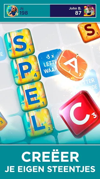 Scrabble® GO - Woordspel (Скрэббл ГО) [МОД: Много денег, Монет и Все открыто] Screenshot 4
