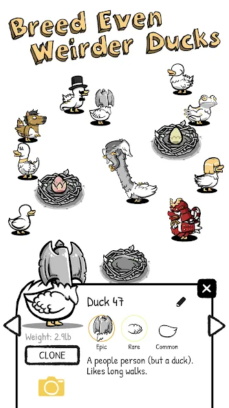 Clusterduck (Кластердак) [МОД: Много денег, Монет и Все открыто] Screenshot 3
