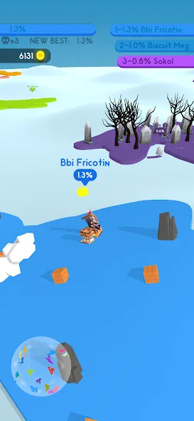 Paper.io 4 [МОД: Много монет, Открытые уровни и Мега MOD] Screenshot 1