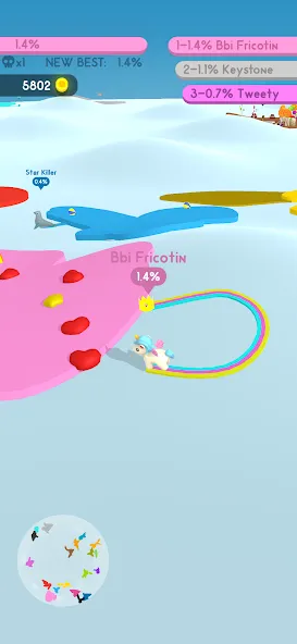 Paper.io 4 [МОД: Много монет, Открытые уровни и Мега MOD] Screenshot 4
