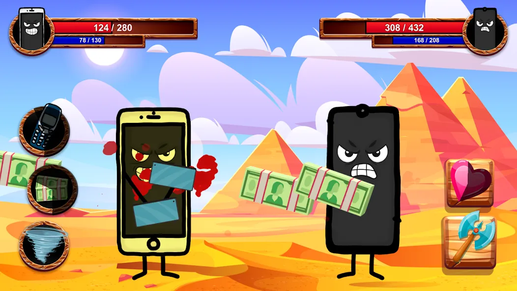 Cartoon Battle [МОД: Меню, Бесконечные монеты и Открытые уровни] Screenshot 5