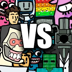 Скачать Cartoon Battle [МОД: Меню, Бесконечные монеты и Открытые уровни] | Взлом Cartoon Battle на Андроид