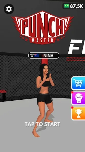 Punch Master - Punching Game [МОД: Деньги, Монеты и Меню MOD] Screenshot 1