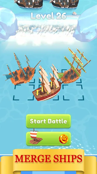 Merge Pirates (Мердж Пираты) [МОД: Много монет, Открытые уровни и Мега MOD] Screenshot 1