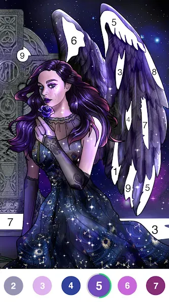 Tap Color® Color by number (Тап Колор) [МОД: Бесконечные деньги, Монеты и Мега MOD] Screenshot 2