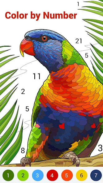 Happy Color®: Coloring Book (Хэппи Колор) [МОД: Меню, Бесконечные монеты и Открытые уровни] Screenshot 1