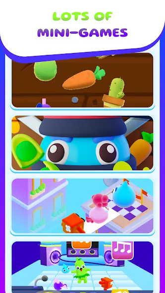 My Talking Slimy: Cat Friends (Май Токинг Слайми) [МОД: Деньги, Монеты и Меню MOD] Screenshot 4