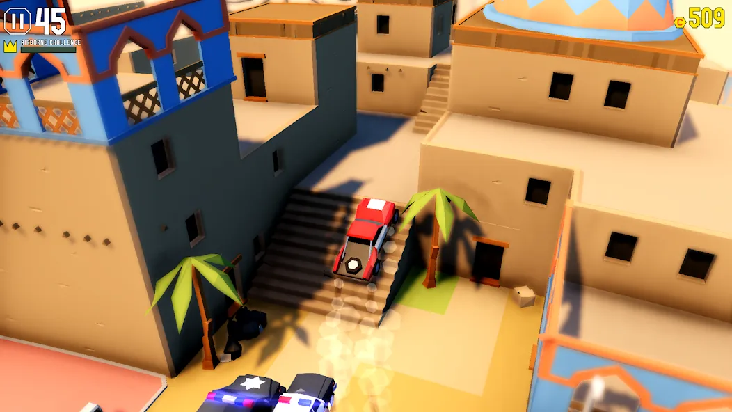 Reckless Getaway 2: Car Chase (Реклесс Гетавей 2) [МОД: Меню, Бесконечные монеты и Открытые уровни] Screenshot 3