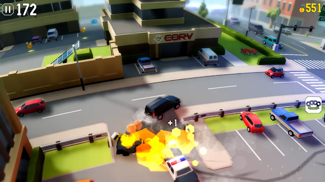 Reckless Getaway 2: Car Chase (Реклесс Гетавей 2) [МОД: Меню, Бесконечные монеты и Открытые уровни] Screenshot 4