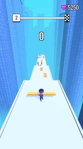 Roof Rails (Руф Рейлс) [МОД: Меню, Бесконечные монеты и Открытые уровни] Screenshot 1