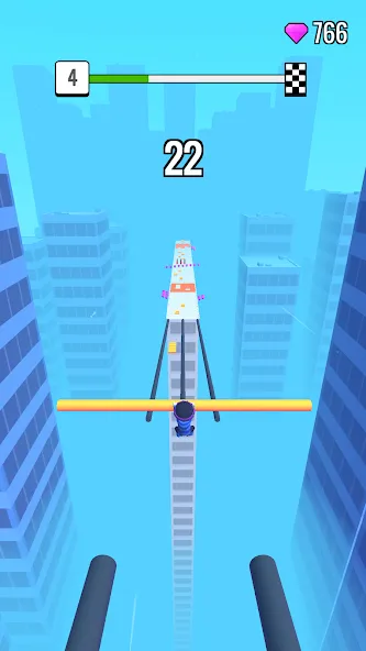 Roof Rails (Руф Рейлс) [МОД: Меню, Бесконечные монеты и Открытые уровни] Screenshot 4