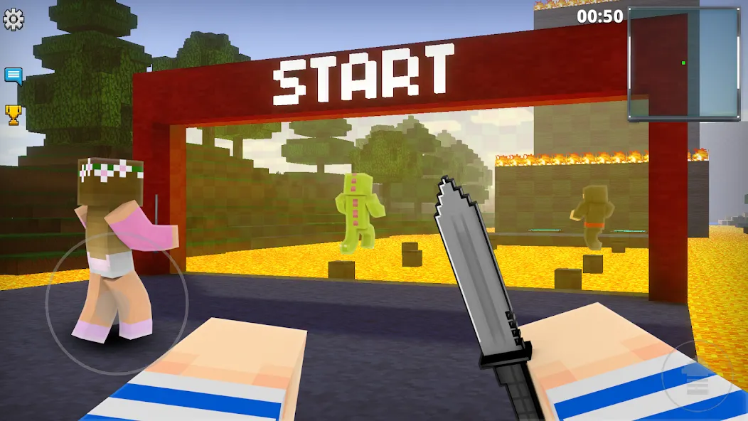 Pixel Strike 3D - FPS Gun Game (Пиксель Страйк 3Д) [МОД: Меню, Бесконечные монеты и Открытые уровни] Screenshot 5