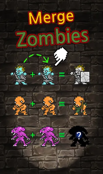 Grow Zombie VIP : Merge Zombie [МОД: Много денег, Монет и Все открыто] Screenshot 1
