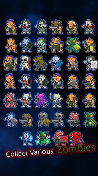Grow Zombie VIP : Merge Zombie [МОД: Много денег, Монет и Все открыто] Screenshot 2