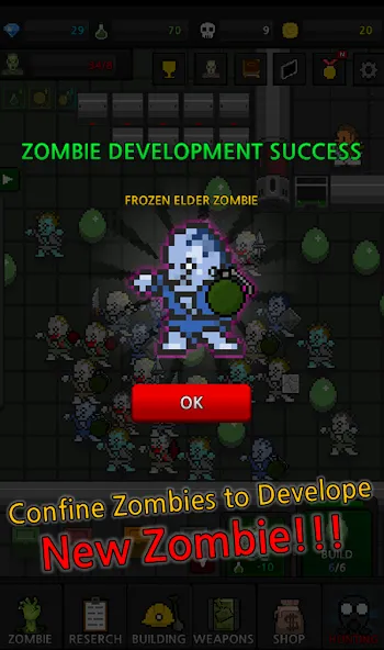Grow Zombie VIP : Merge Zombie [МОД: Много денег, Монет и Все открыто] Screenshot 4