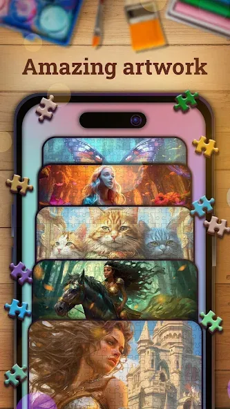 Jigsaw puzzles 2: Puzzle game [МОД: Много денег, Монет и Все открыто] Screenshot 2