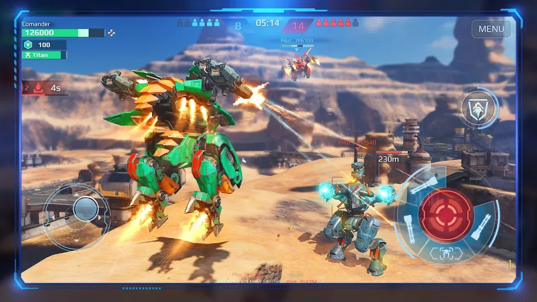 War Robots Multiplayer Battles [МОД: Деньги, Монеты и Меню MOD] Screenshot 2