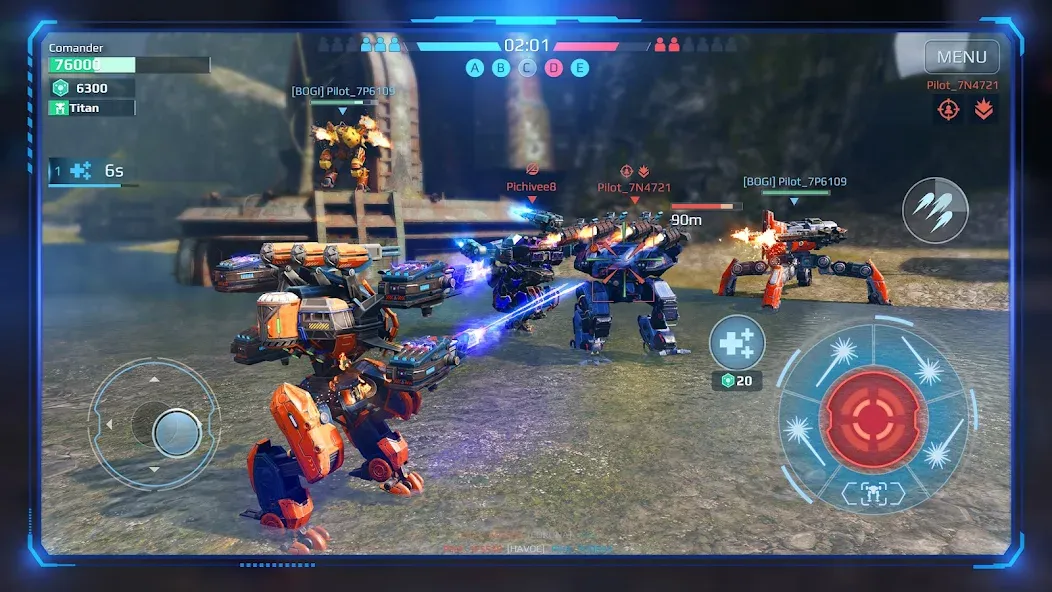 War Robots Multiplayer Battles [МОД: Деньги, Монеты и Меню MOD] Screenshot 3