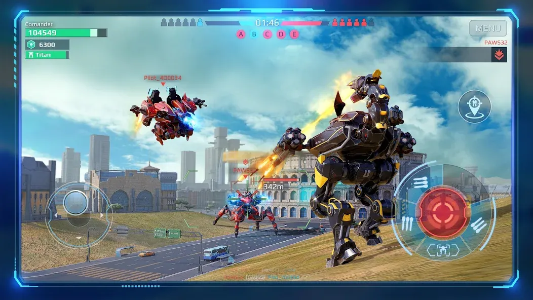 War Robots Multiplayer Battles [МОД: Деньги, Монеты и Меню MOD] Screenshot 4