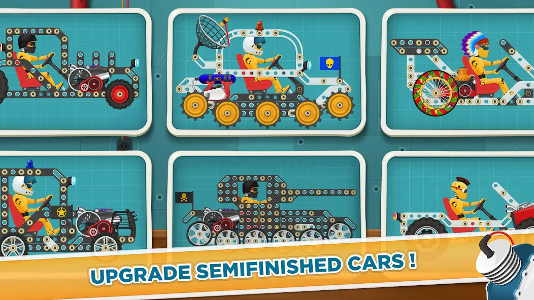 Car Builder & Racing for Kids [МОД: Бесконечные деньги, Монеты и Мега MOD] Screenshot 2