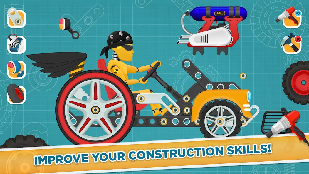 Car Builder & Racing for Kids [МОД: Бесконечные деньги, Монеты и Мега MOD] Screenshot 4