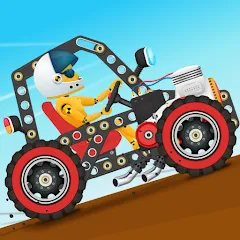 Скачать Car Builder & Racing for Kids [МОД: Бесконечные деньги, Монеты и Мега MOD] | Взлом Car Builder & Racing for Kids на Андроид