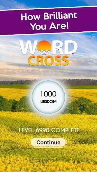 Word Cross: Crossy Word Search (Уорд Кросс) [МОД: Много денег, Монет и Все открыто] Screenshot 1