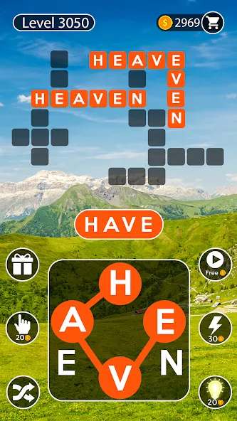 Word Cross: Crossy Word Search (Уорд Кросс) [МОД: Много денег, Монет и Все открыто] Screenshot 3