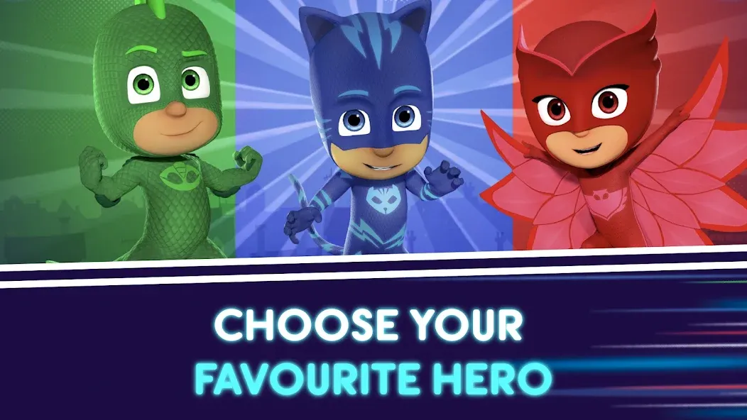 PJ Masks™: Moonlight Heroes [МОД: Меню, Бесконечные монеты и Открытые уровни] Screenshot 3