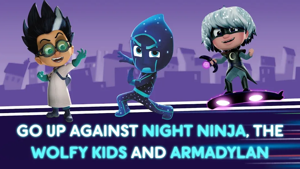PJ Masks™: Moonlight Heroes [МОД: Меню, Бесконечные монеты и Открытые уровни] Screenshot 4