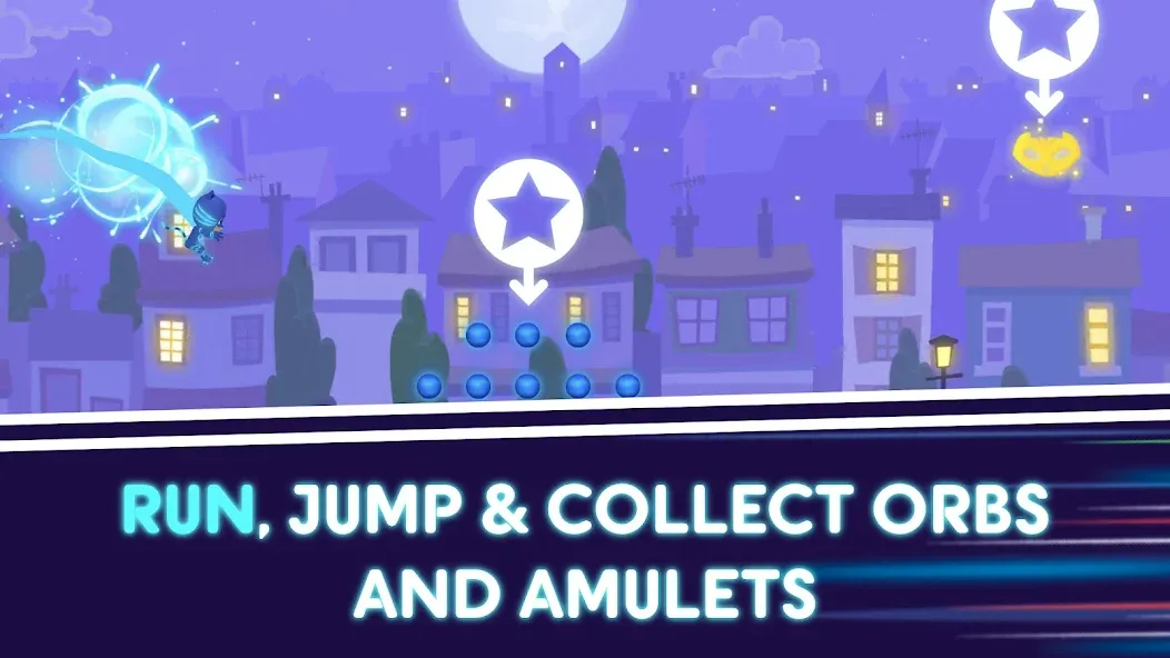 PJ Masks™: Moonlight Heroes [МОД: Меню, Бесконечные монеты и Открытые уровни] Screenshot 5
