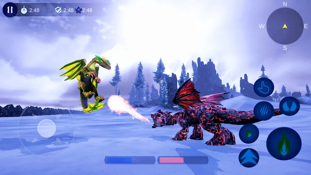 Magical Dragon Flight Games 3D [МОД: Много денег, Монет и Все открыто] Screenshot 1