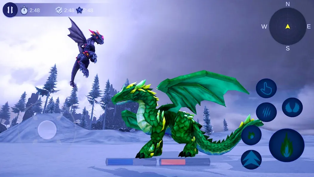 Magical Dragon Flight Games 3D [МОД: Много денег, Монет и Все открыто] Screenshot 2